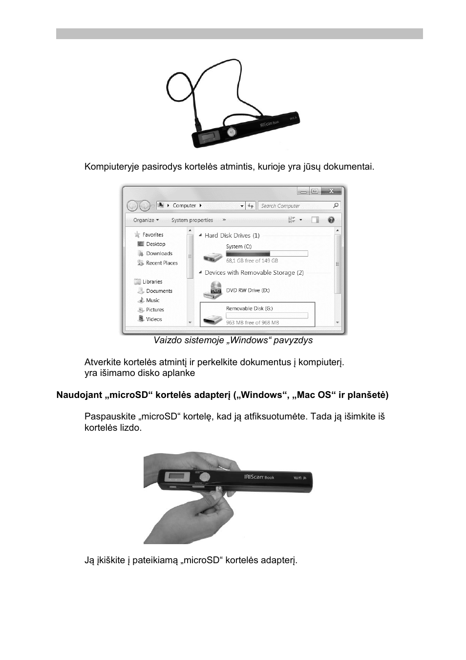 I.R.I.S. IRISCan Book Executive User Manual | Page 199 / 312