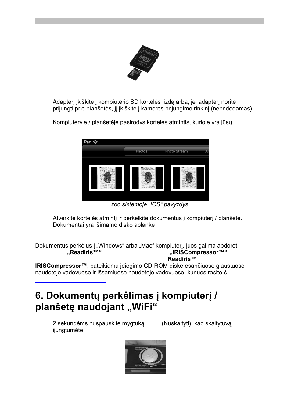 I.R.I.S. IRISCan Book Executive User Manual | Page 200 / 312
