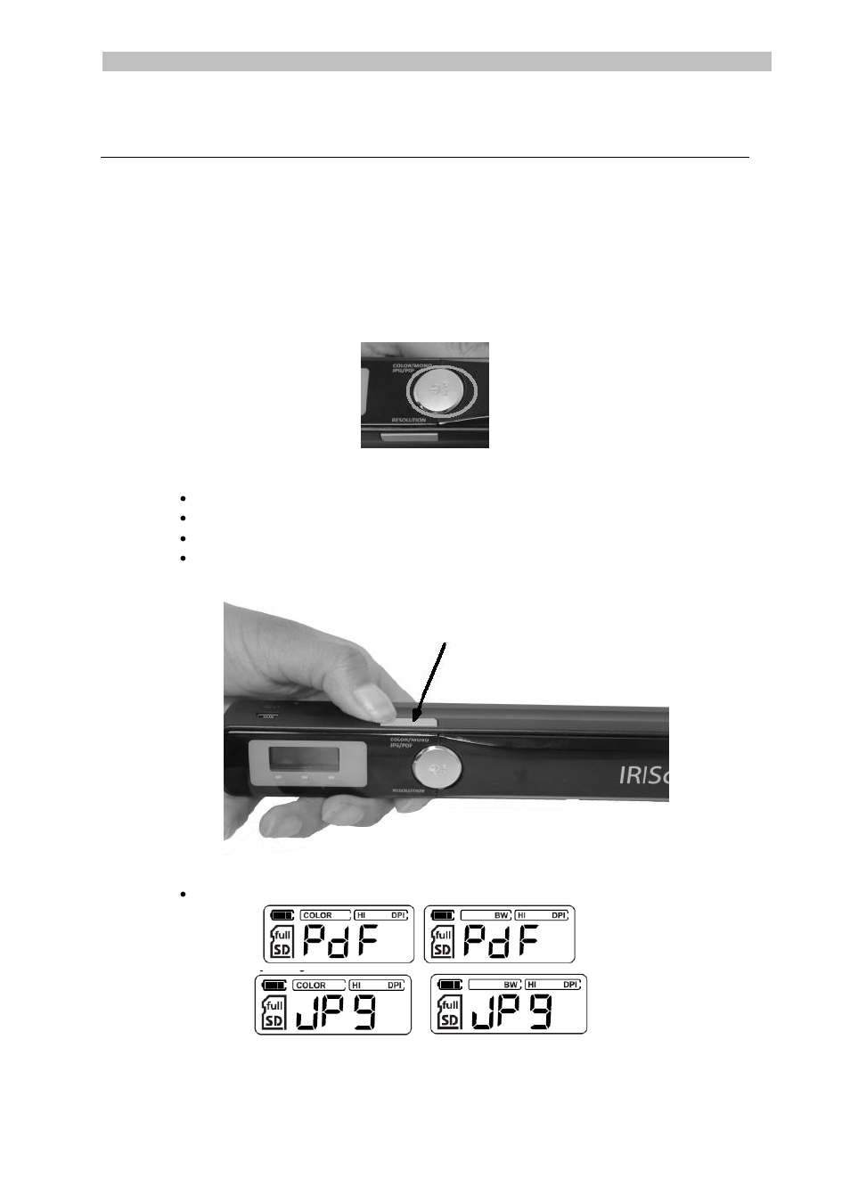 Sélection des paramètres du scanneur, Configuration du scanneur | I.R.I.S. IRISCan Book Executive User Manual | Page 22 / 312