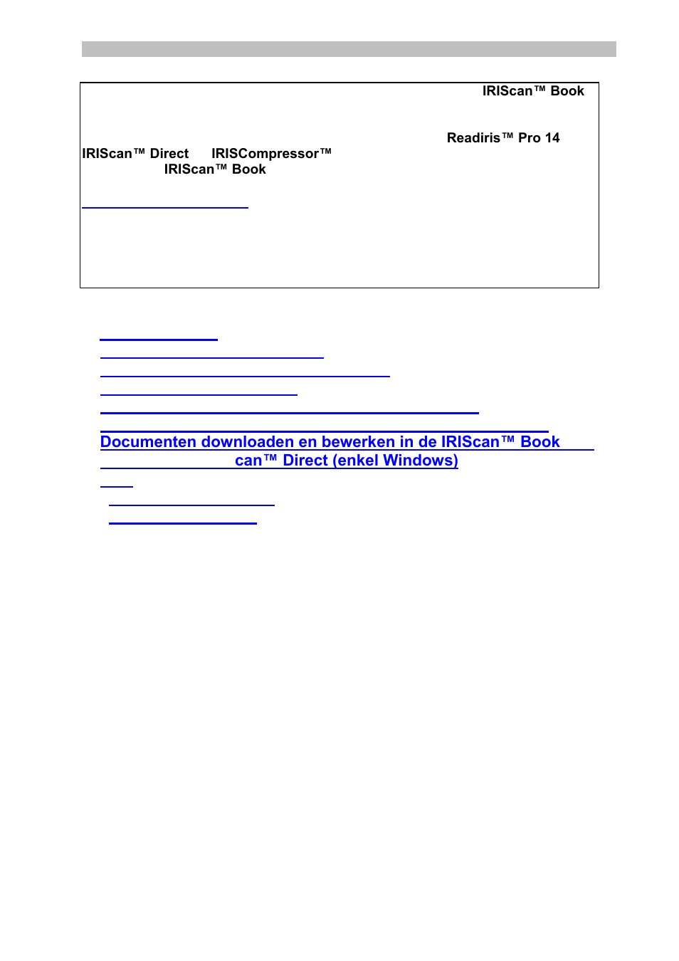 Dutch | I.R.I.S. IRISCan Book Executive User Manual | Page 39 / 312