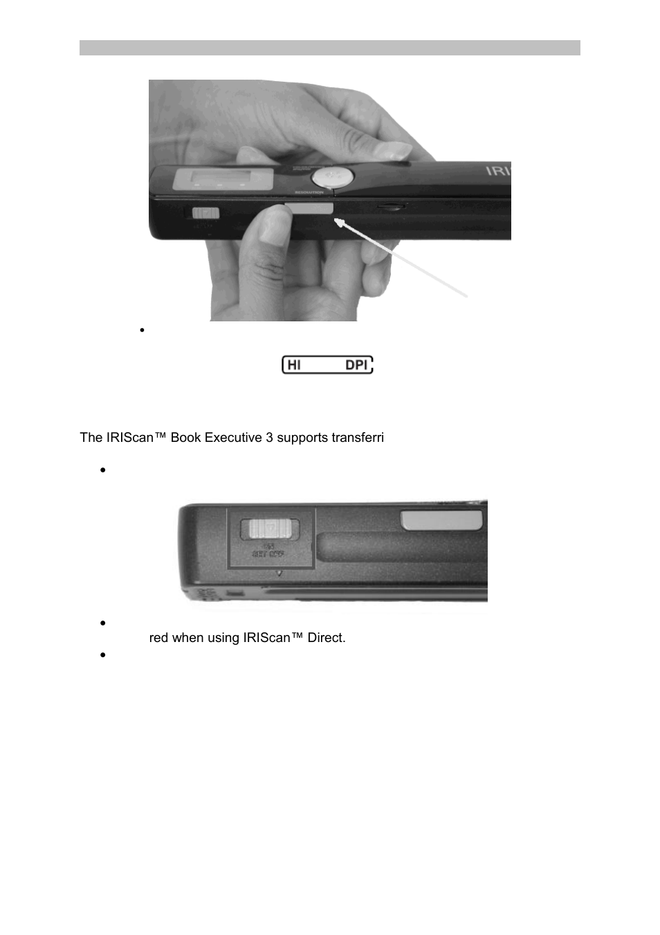 Wifi settings | I.R.I.S. IRISCan Book Executive User Manual | Page 5 / 312