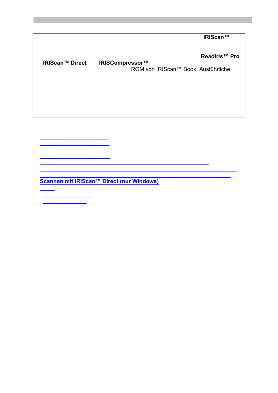 I.R.I.S. IRISCan Book Executive User Manual | Page 59 / 312