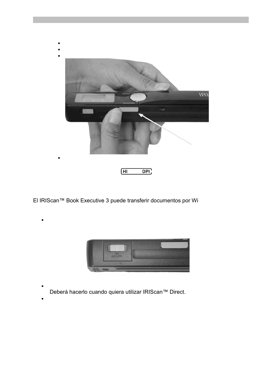 Ajustes de wi-fi | I.R.I.S. IRISCan Book Executive User Manual | Page 83 / 312