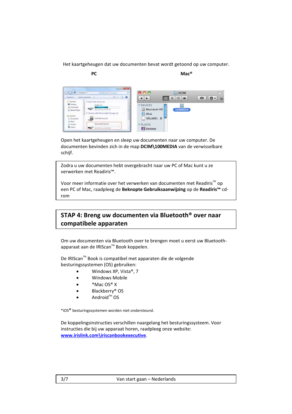 I.R.I.S. IRISCan Book 2 Executive Hardware User Manual | Page 23 / 61
