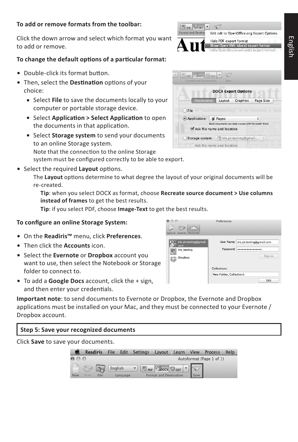 I.R.I.S. IRIScan Anywhere 3 Quick Start User Manual | Page 9 / 12