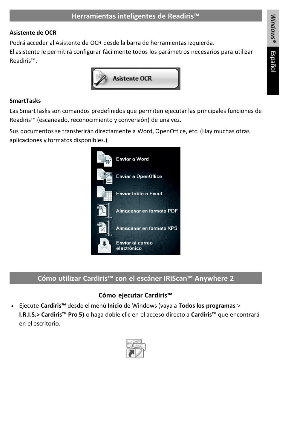 I.R.I.S. IRIScan Anywhere 2 Quick Start User Manual | Page 47 / 98