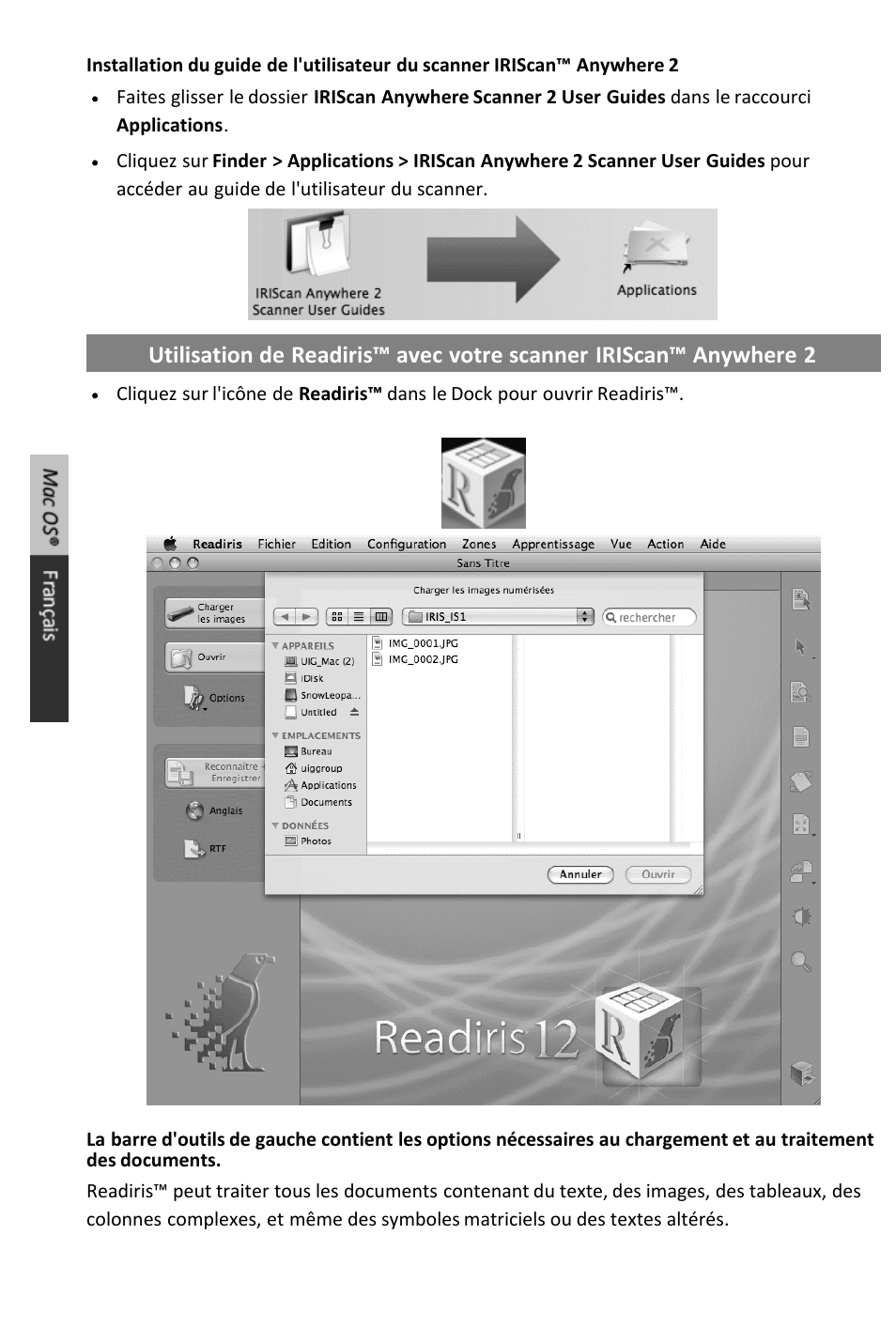 I.R.I.S. IRIScan Anywhere 2 Quick Start User Manual | Page 60 / 98