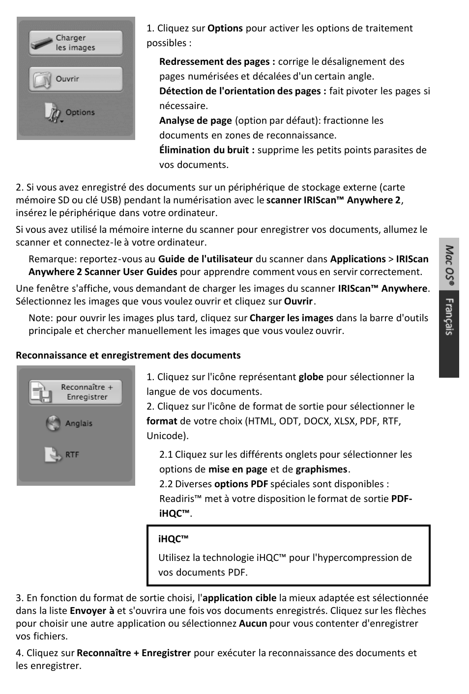 I.R.I.S. IRIScan Anywhere 2 Quick Start User Manual | Page 61 / 98