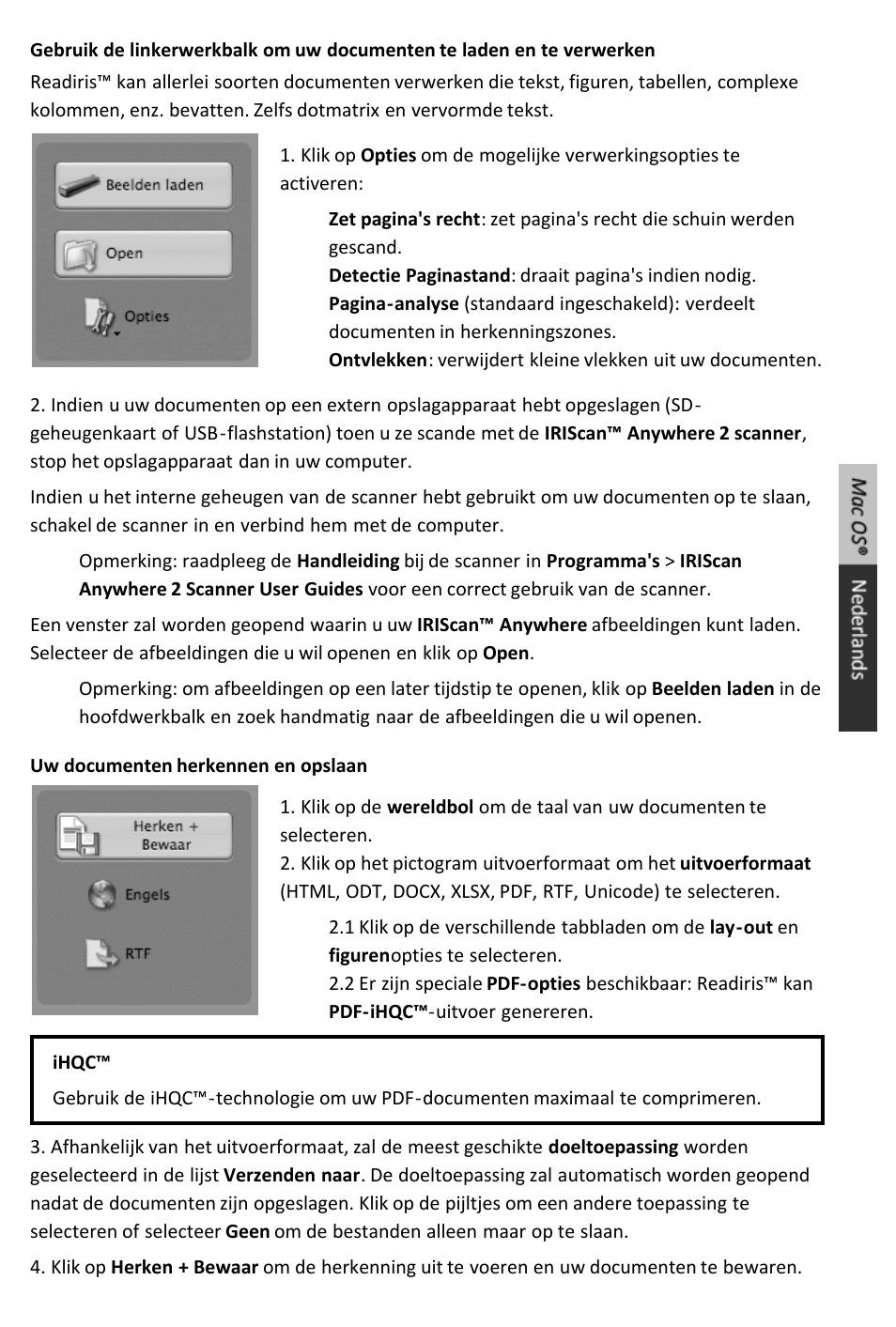 I.R.I.S. IRIScan Anywhere 2 Quick Start User Manual | Page 69 / 98