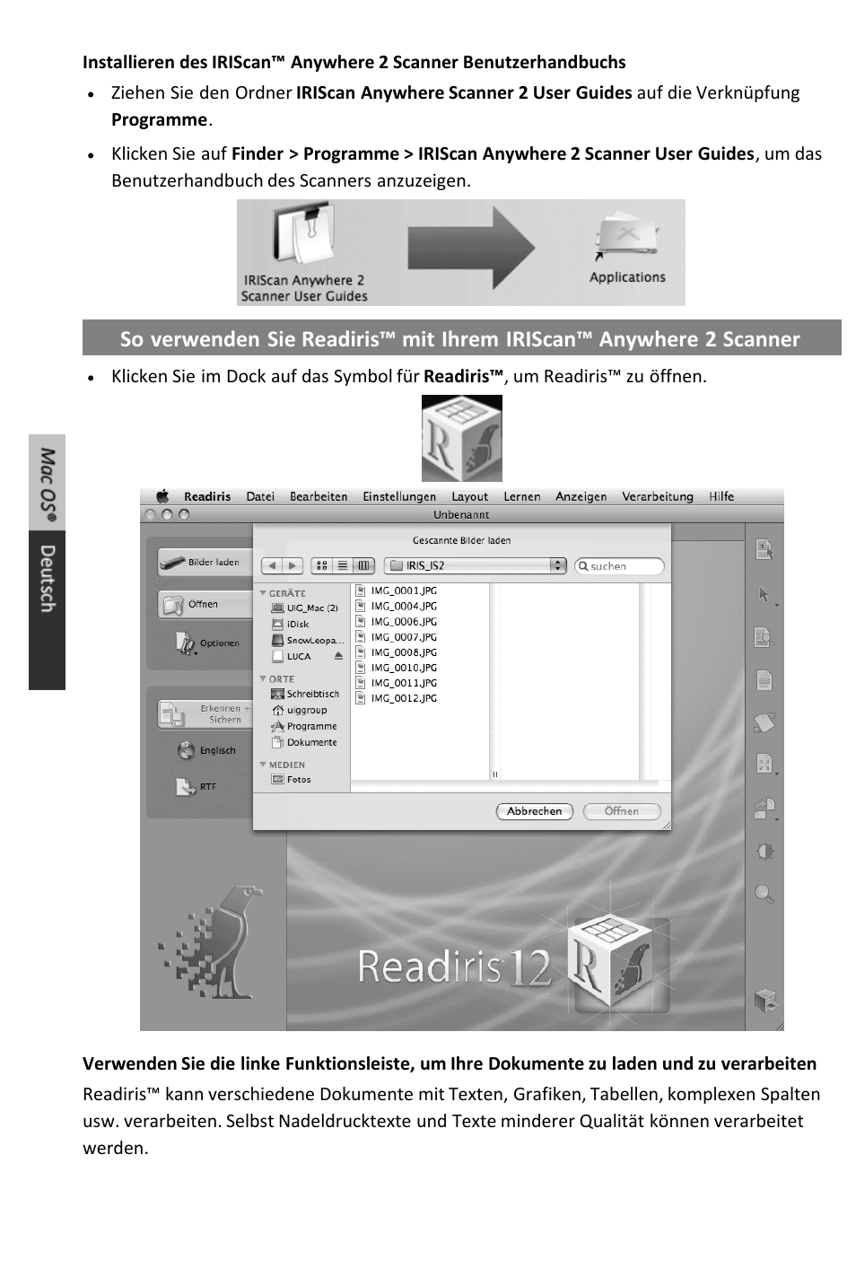 I.R.I.S. IRIScan Anywhere 2 Quick Start User Manual | Page 76 / 98