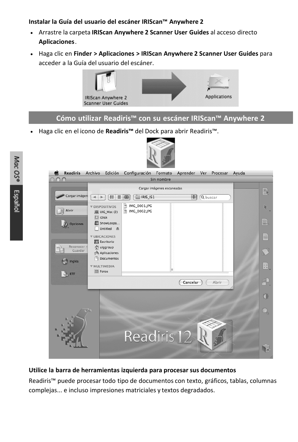 I.R.I.S. IRIScan Anywhere 2 Quick Start User Manual | Page 92 / 98