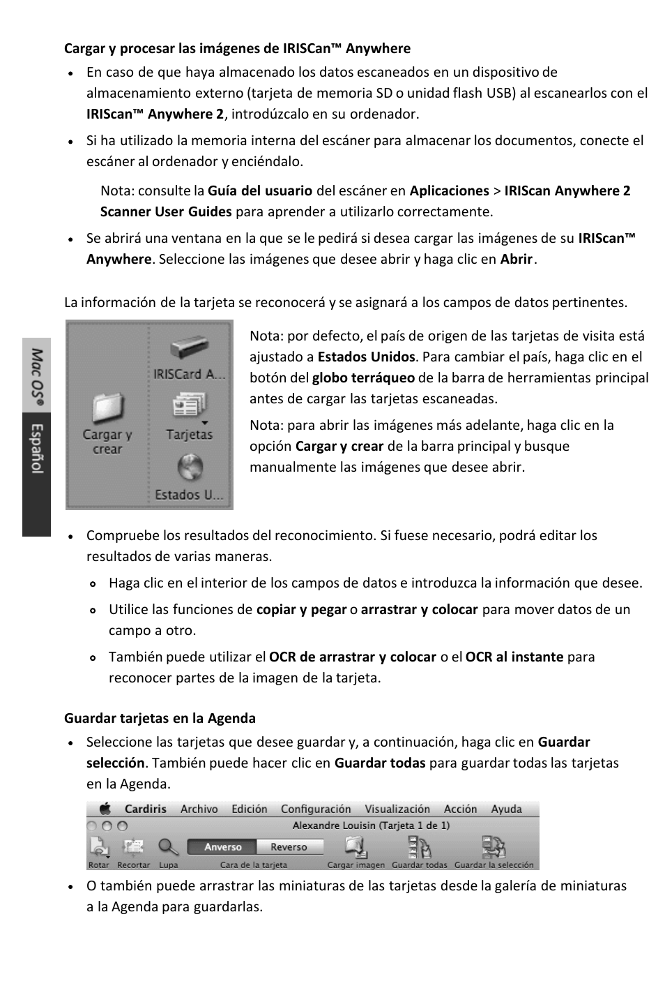 I.R.I.S. IRIScan Anywhere 2 Quick Start User Manual | Page 96 / 98