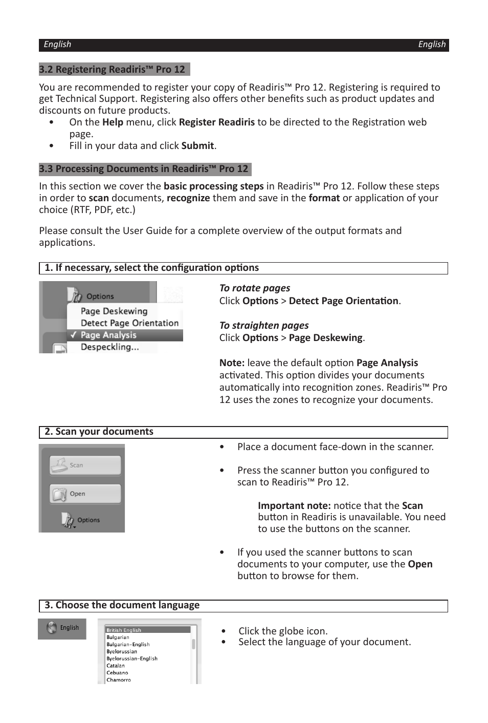 I.R.I.S. IRISCan Express 3 User Manual | Page 3 / 4