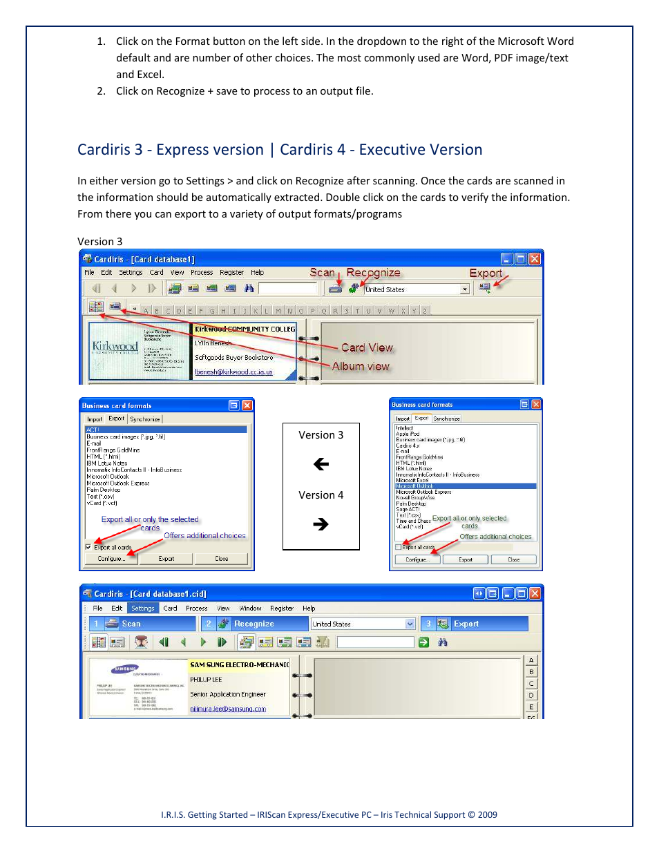 I.R.I.S. IRIScan 2 for Windows User Manual | Page 3 / 3