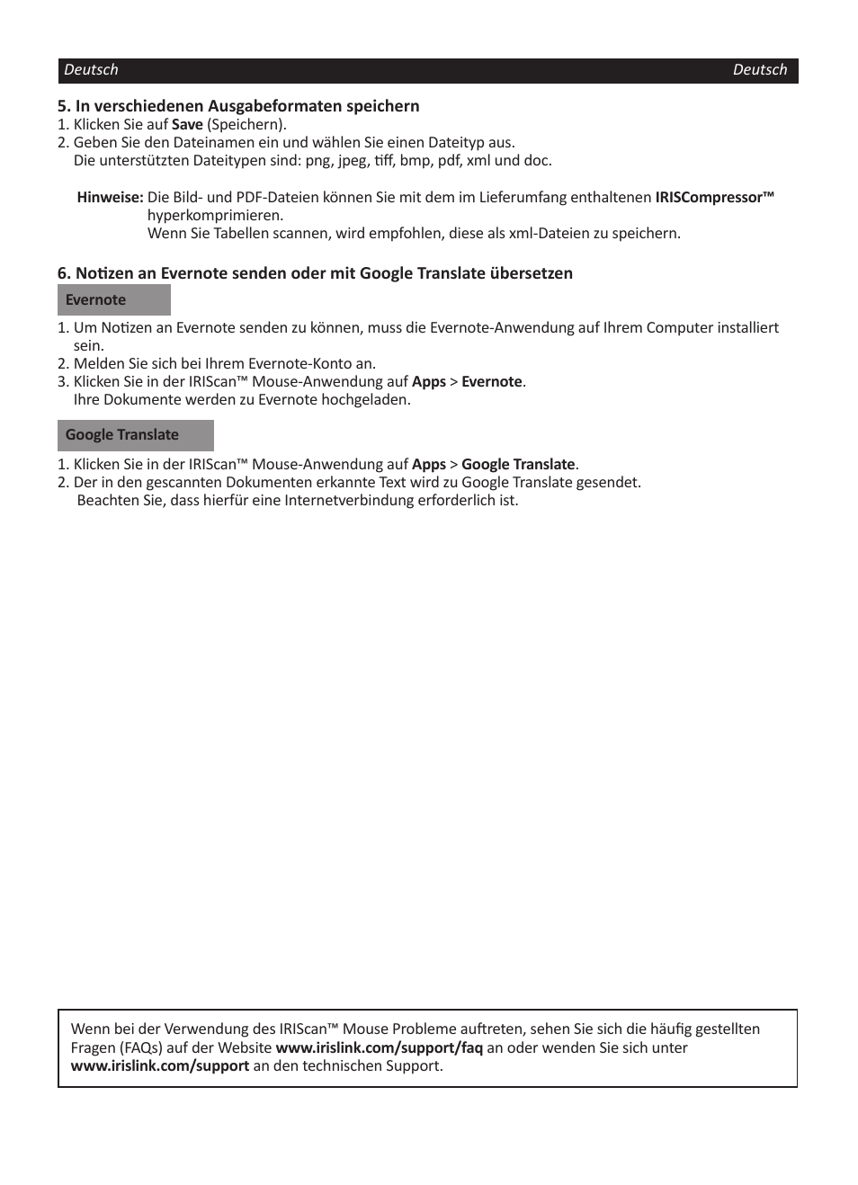 I.R.I.S. IRISCan Mouse User Manual | Page 18 / 64