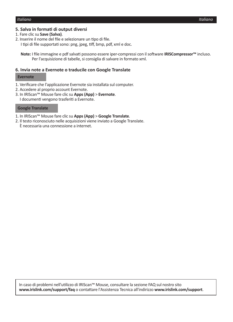 I.R.I.S. IRISCan Mouse User Manual | Page 26 / 64