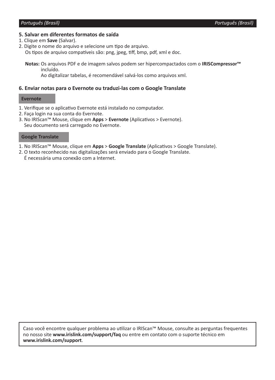 I.R.I.S. IRISCan Mouse User Manual | Page 30 / 64