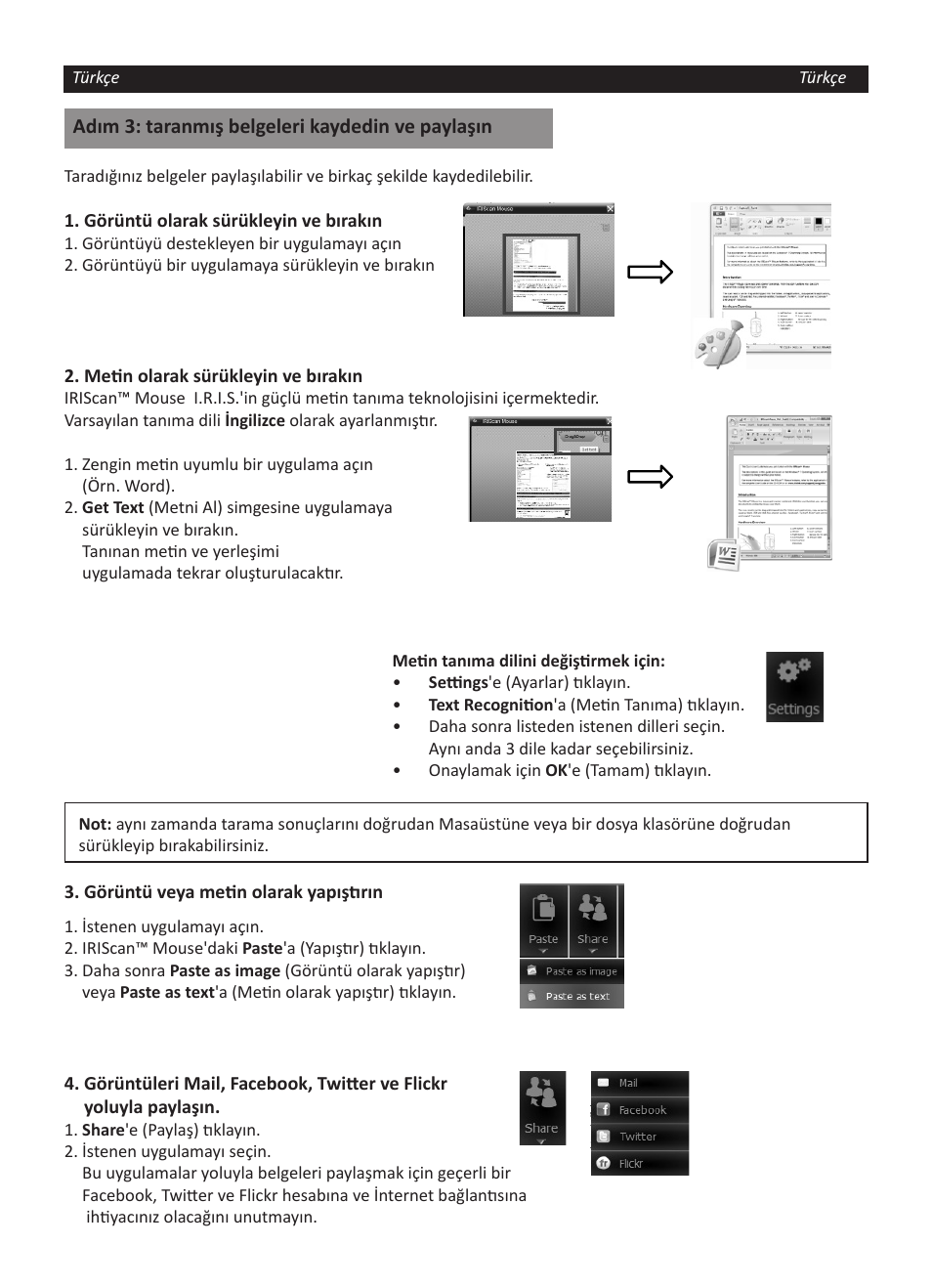 I.R.I.S. IRISCan Mouse User Manual | Page 37 / 64