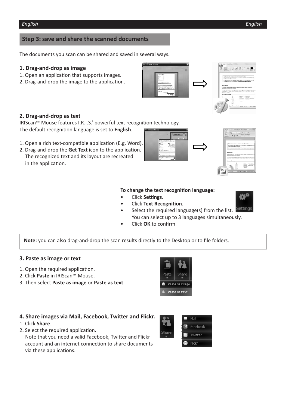 I.R.I.S. IRISCan Mouse User Manual | Page 5 / 64