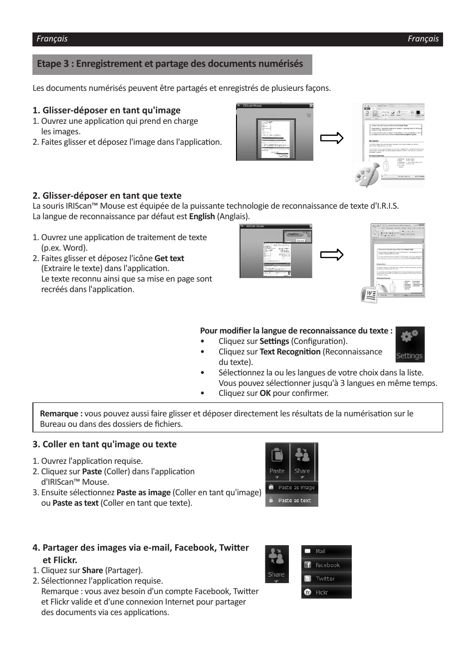 I.R.I.S. IRISCan Mouse User Manual | Page 9 / 64