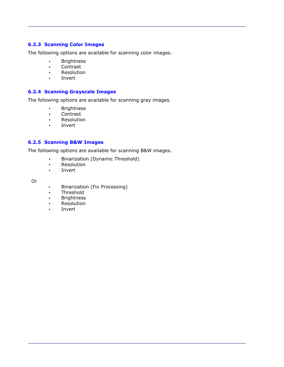 3 scanning color images, 4 scanning grayscale images, 5 scanning b&w images | Scanning color images -8, Scanning grayscale images -8, Scanning b&w images -8 | I.R.I.S. IRIScan Pro 3 Wi-Fi User Guide User Manual | Page 53 / 85