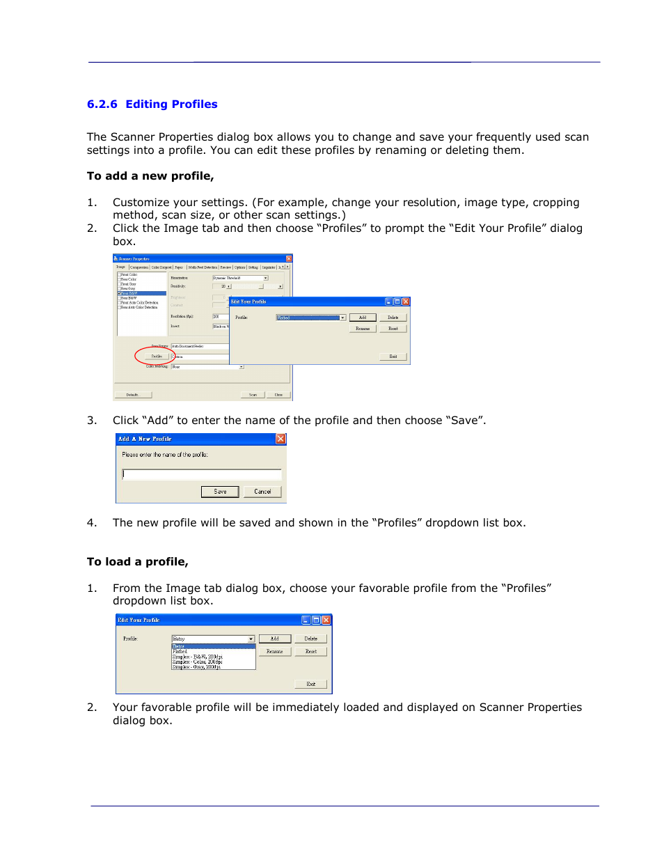 6 editing profiles, Editing profiles -9 | I.R.I.S. IRIScan Pro 3 Wi-Fi User Guide User Manual | Page 54 / 85