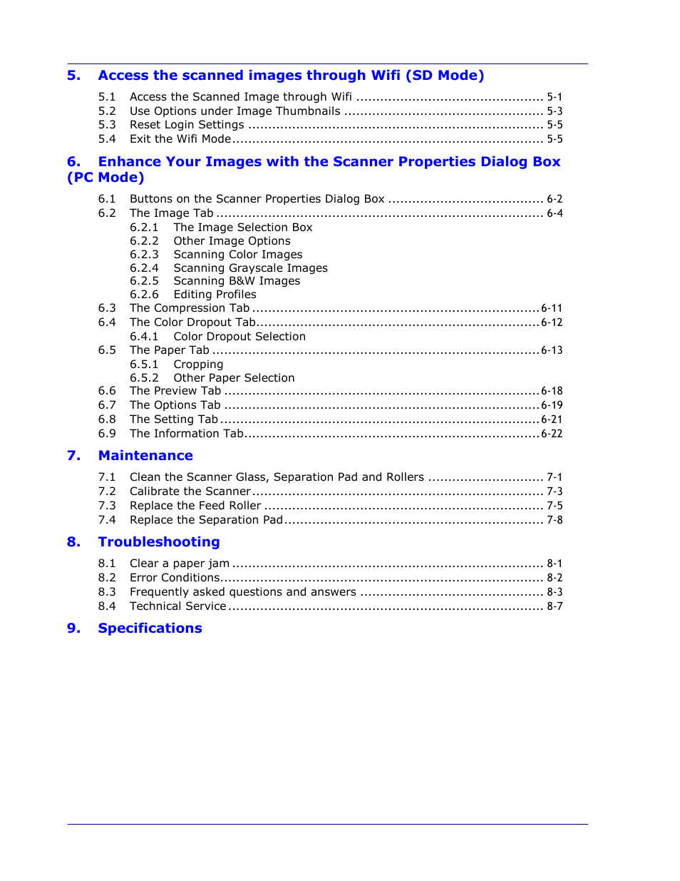 I.R.I.S. IRIScan Pro 3 Wi-Fi User Guide User Manual | Page 8 / 85