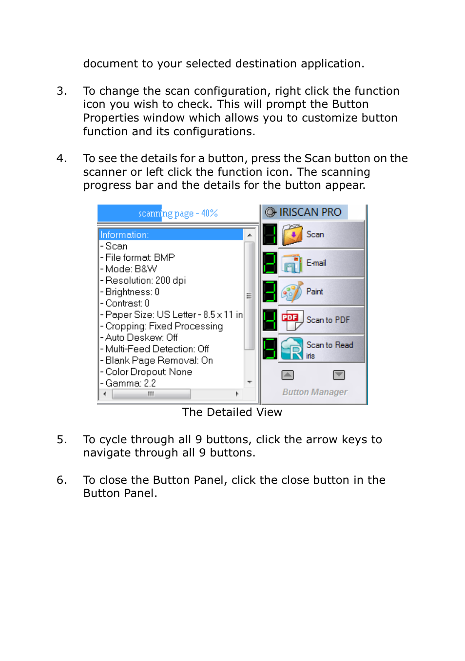 I.R.I.S. IRIScan Pro 3 Cloud Button Manager User Manual | Page 12 / 49