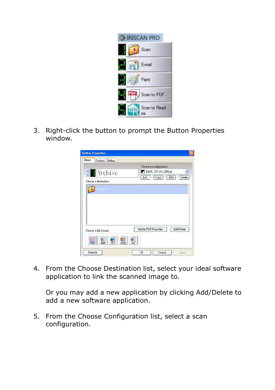 I.R.I.S. IRIScan Pro 3 Cloud Button Manager User Manual | Page 18 / 49