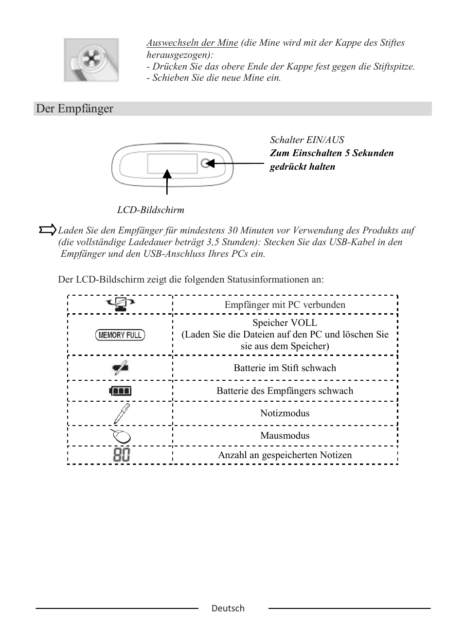 Der empfänger | I.R.I.S. IRISNotes Express 2 User Manual | Page 21 / 56