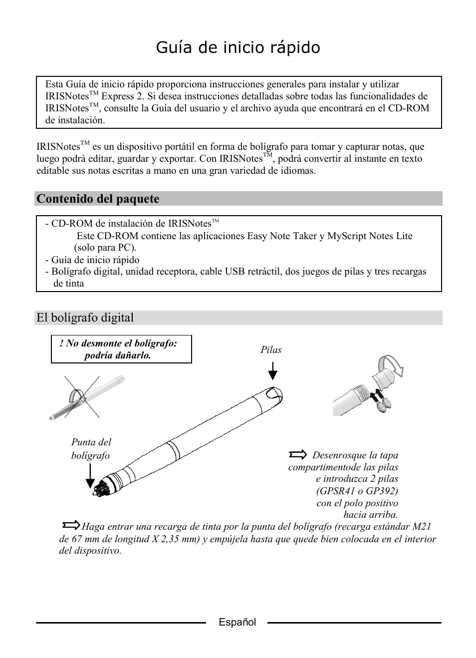 I.R.I.S. IRISNotes Express 2 User Manual | Page 26 / 56