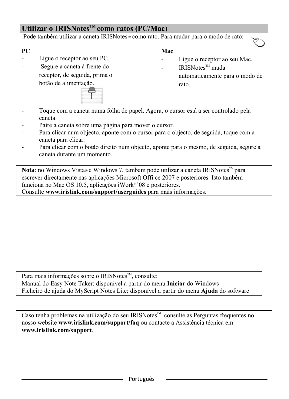 Como ratos (pc/mac) | I.R.I.S. IRISNotes Express 2 User Manual | Page 43 / 56