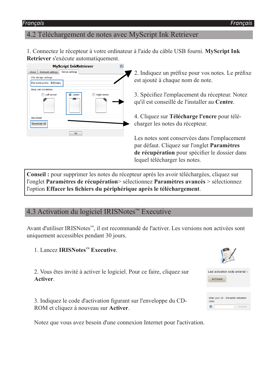 Executive | I.R.I.S. IRISNotes Executive 2 User Manual | Page 15 / 92