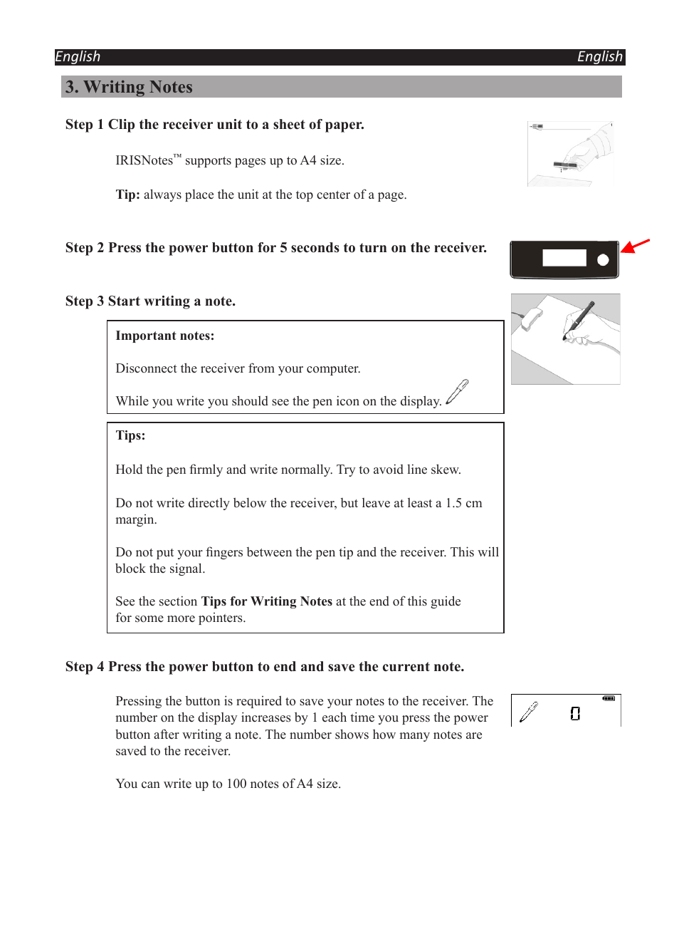 I.R.I.S. IRISNotes Executive 2 User Manual | Page 3 / 92