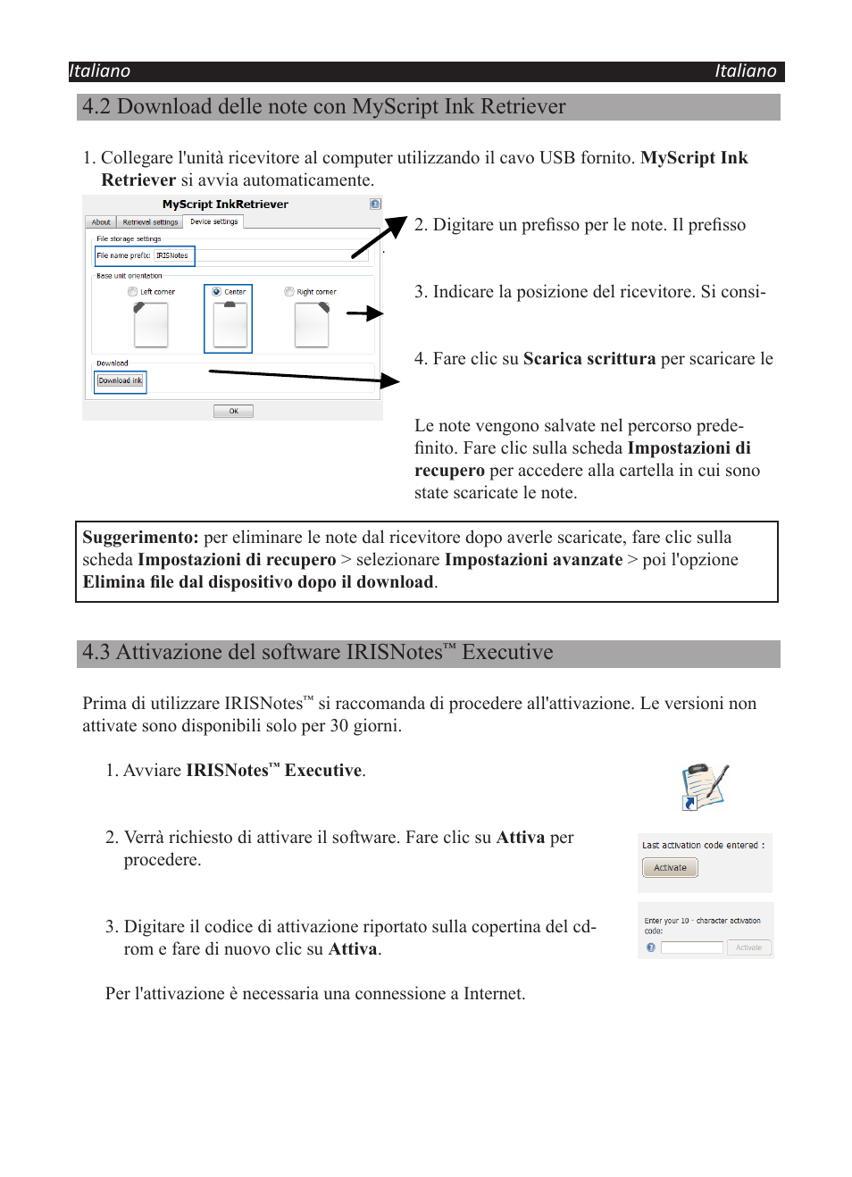 Executive | I.R.I.S. IRISNotes Executive 2 User Manual | Page 55 / 92