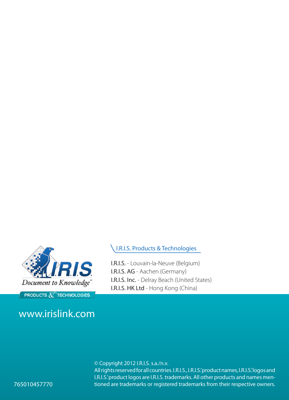 You write, it types, For windows®, mac®, iphone® and ipad | I.R.I.S. IRISNotes Executive 2 User Manual | Page 92 / 92