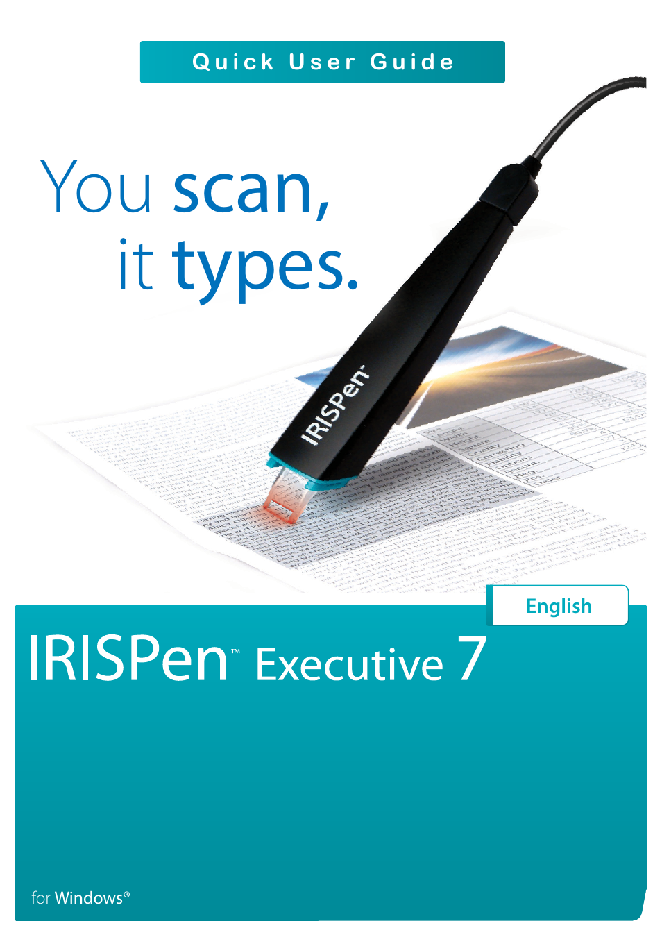 I.R.I.S. IRISPen Executive 7 User Manual | 14 pages