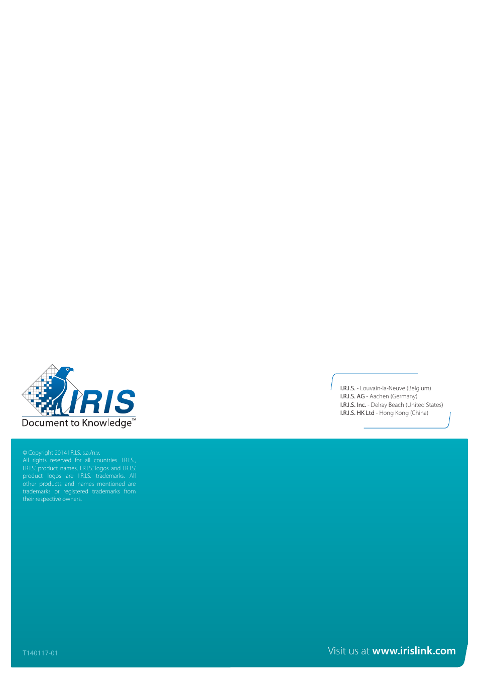 I.R.I.S. IRISPen Executive 7 User Manual | Page 14 / 14