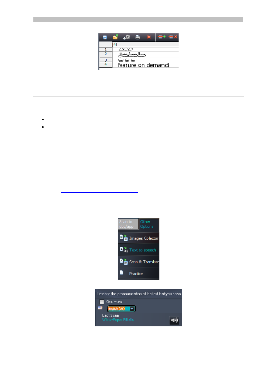 3 scanning text to speech, Directly in an open application, In the irispentm interface | I.R.I.S. IRISPen Executive 7 User Manual | Page 9 / 14