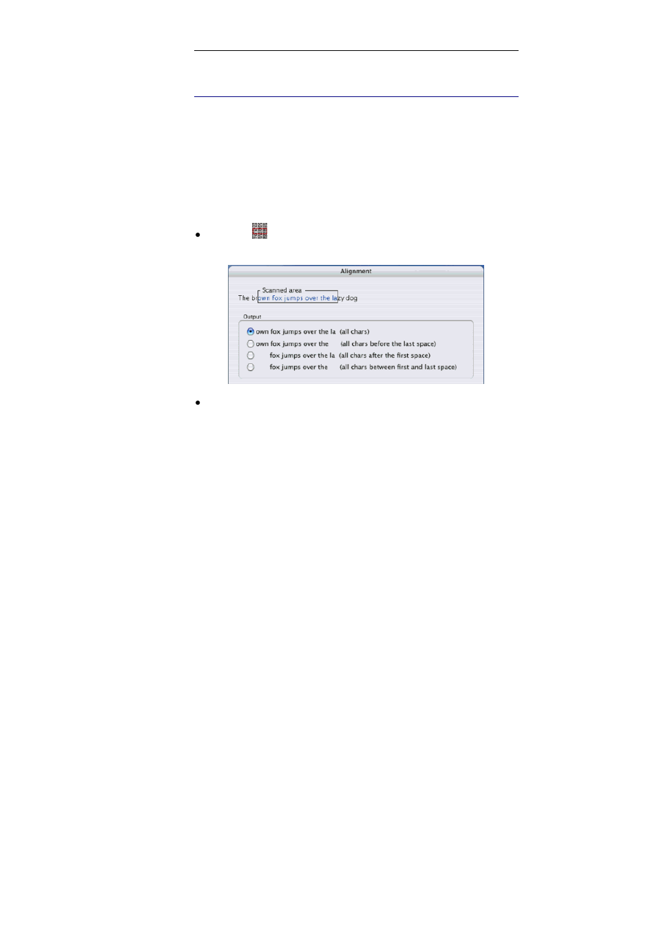 Setting the text alignment | I.R.I.S. IRISPen Express 6 for Mac User Manual | Page 28 / 43