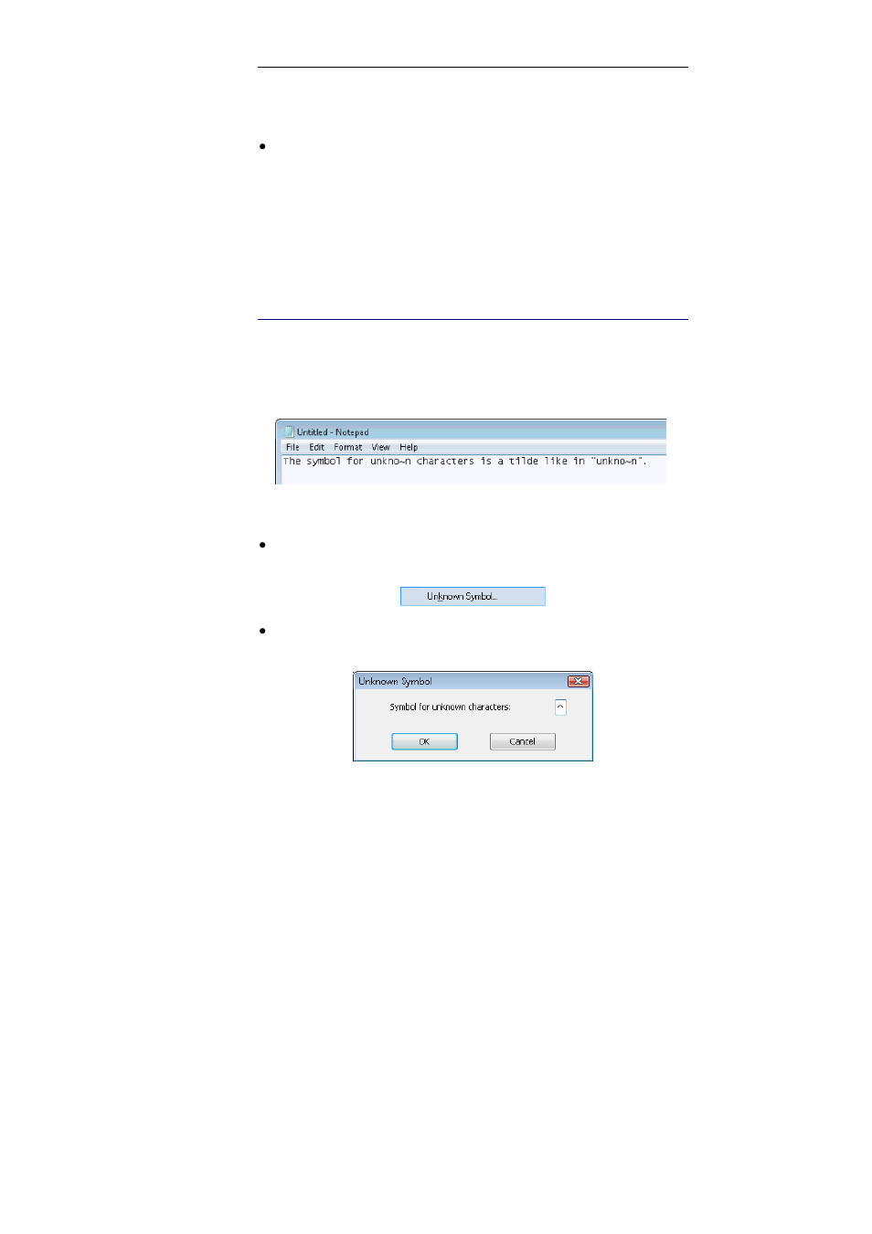 Define the symbol for unknown characters | I.R.I.S. IRISPen Translator 6 User Manual | Page 55 / 66