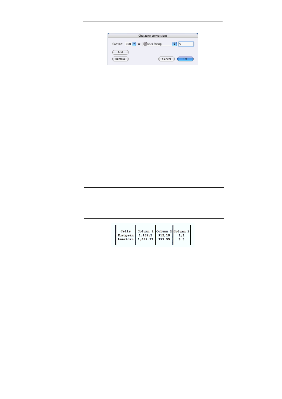 Table frame conversion | I.R.I.S. IRISPen Executive 6 for Mac User Manual | Page 51 / 58