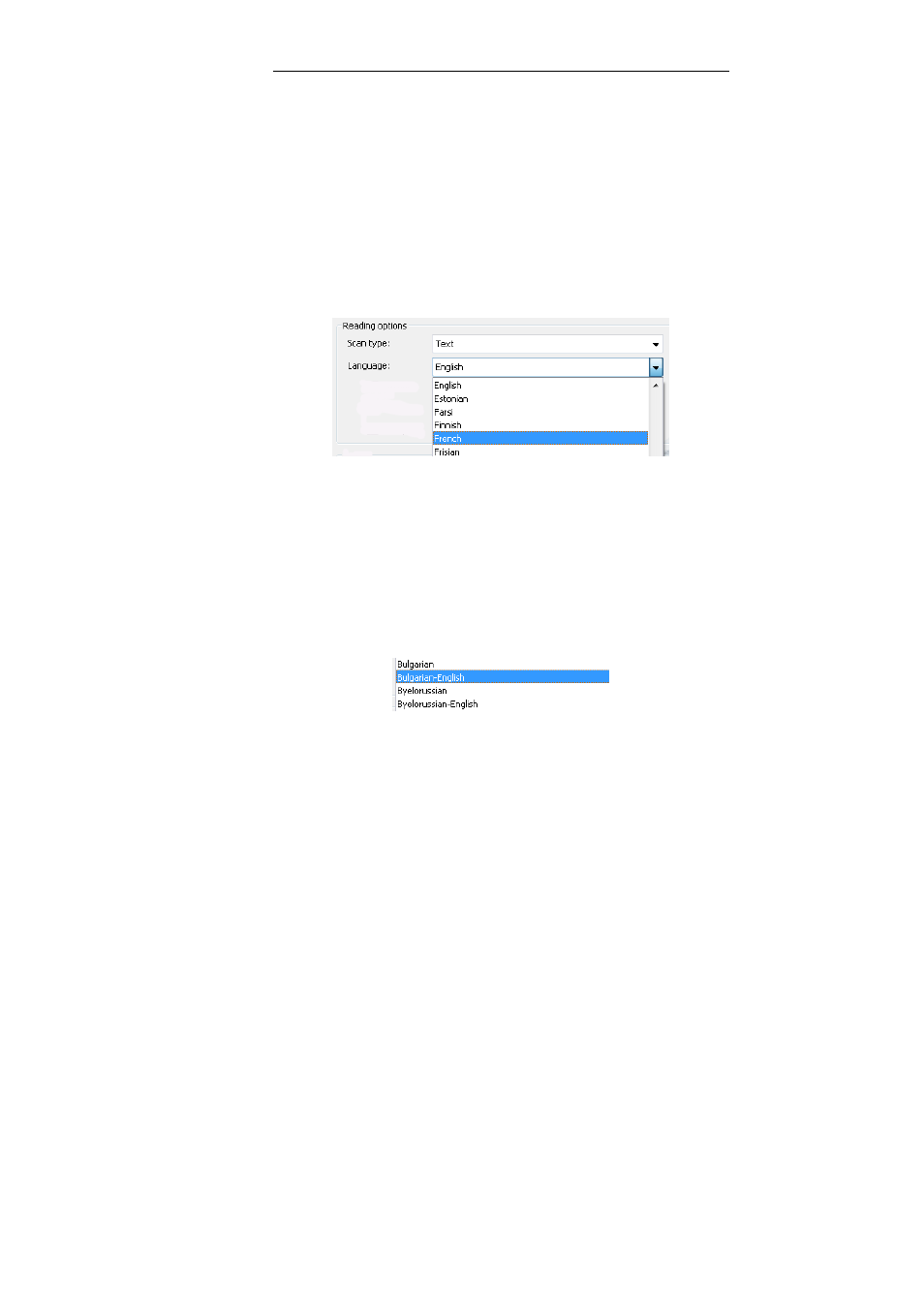 Language | I.R.I.S. IRISPen Executive 6 for Windows User Manual | Page 41 / 88