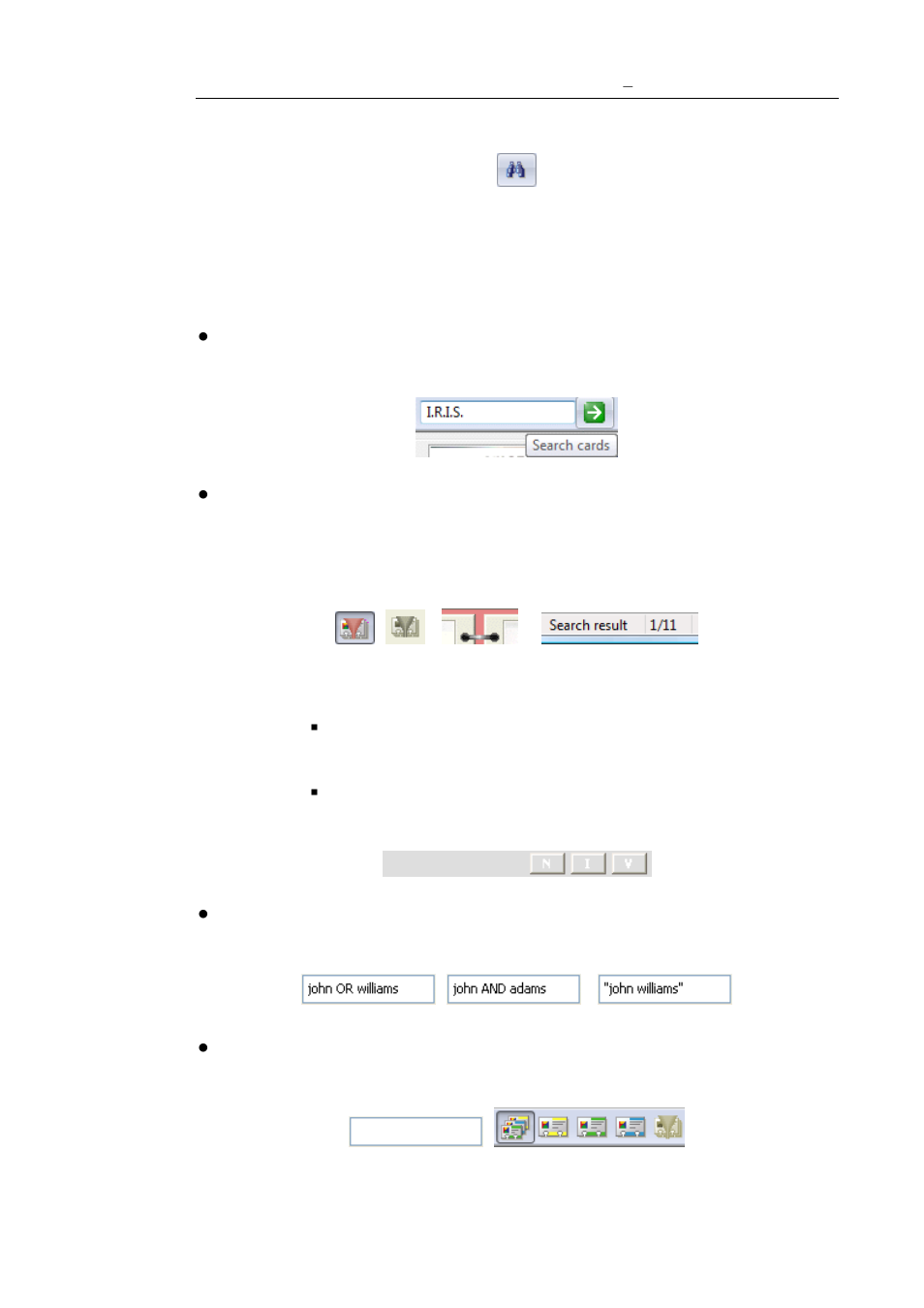 Free text search | I.R.I.S. Cardiris Pro 5 User Manual | Page 76 / 119