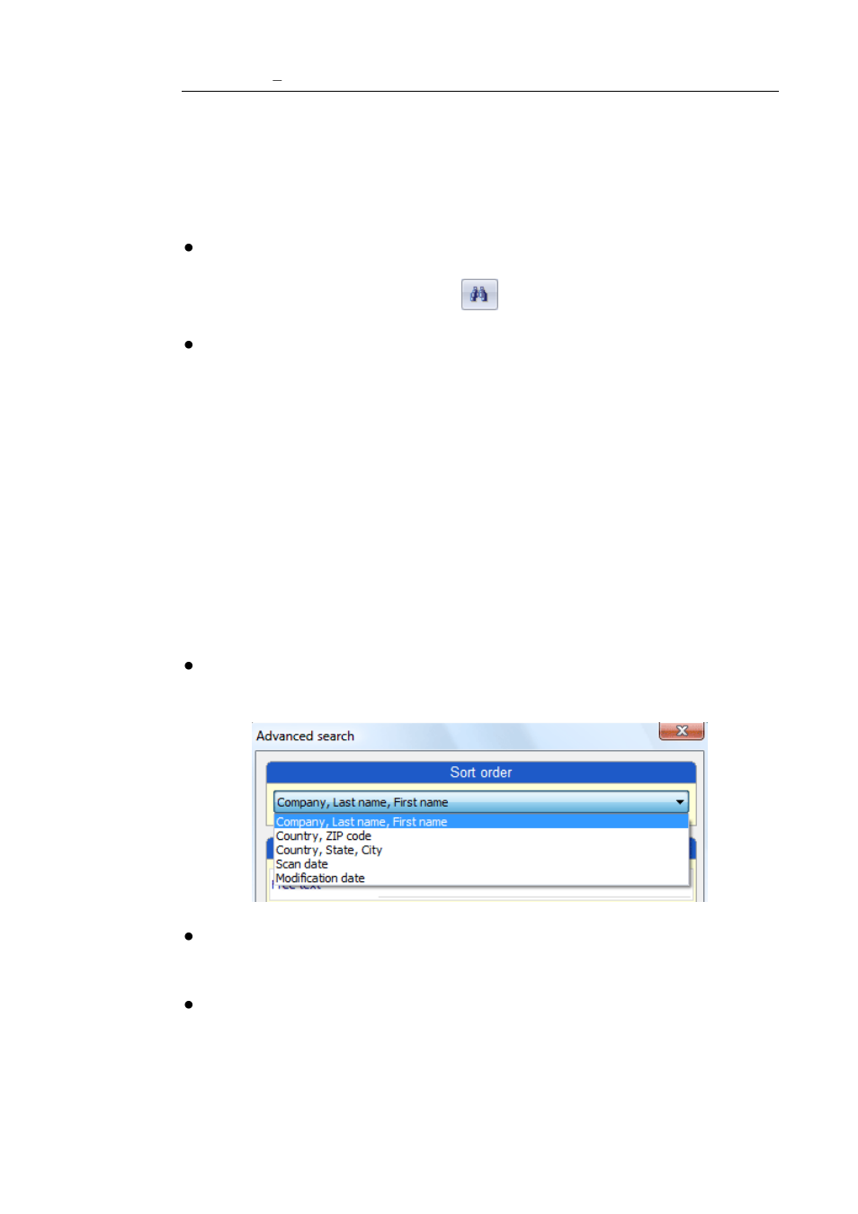 Advanced search | I.R.I.S. Cardiris Pro 5 User Manual | Page 77 / 119