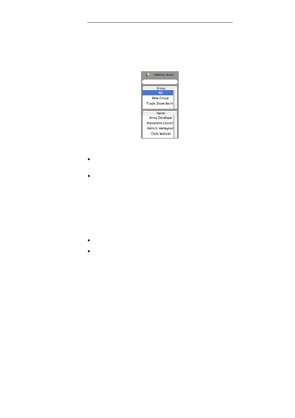 Address book | I.R.I.S. Cardiris 4 User Manual | Page 58 / 92