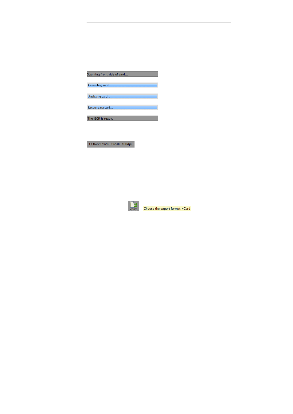 Status bar, Data fields, Image info | I.R.I.S. Cardiris 4 User Manual | Page 63 / 92