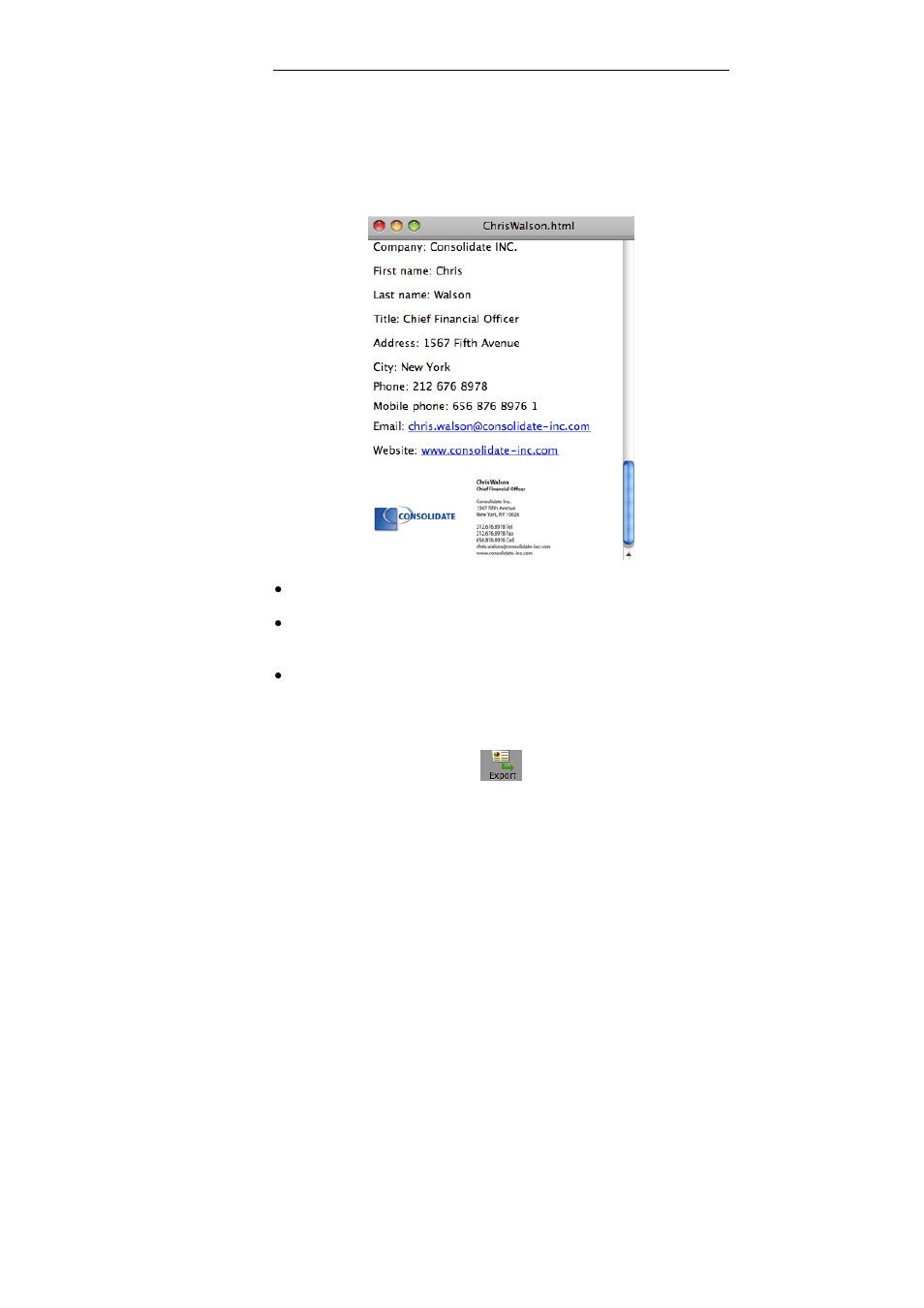 Html files | I.R.I.S. Cardiris 4 User Manual | Page 74 / 92