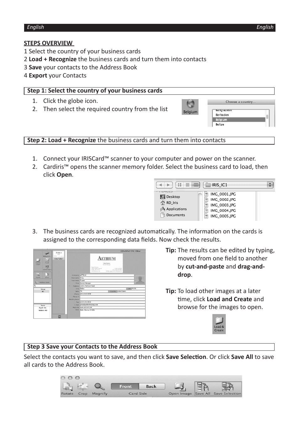 I.R.I.S. IRISCard Corporate 5 User Manual | Page 6 / 9