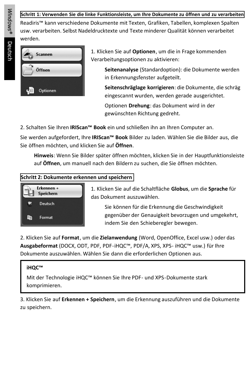 I.R.I.S. IRISCan Book 2 for Windows User Manual | Page 11 / 37